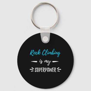 Chaveiro Escalada é Meu Superpoder Camisa de Presente Engra