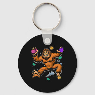 Chaveiro Escalador de montanha Sasquatch Bigfoot Rocha