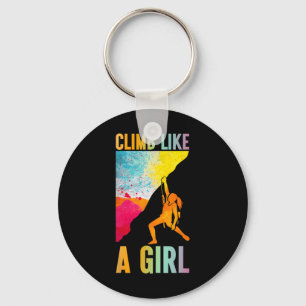 Chaveiro Escaladora Como Uma Menina Escalada Montanhismo Ca