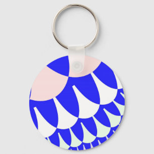 Chaveiro Escalas Azul e Branco