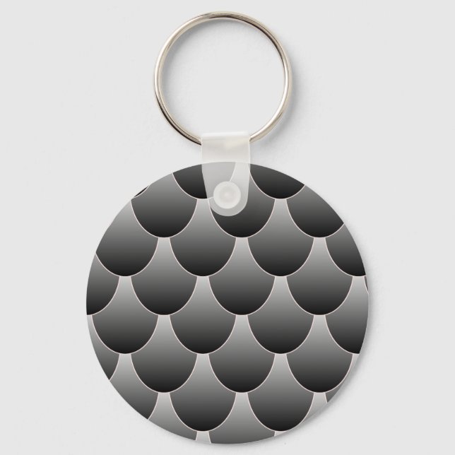 Chaveiro Escalas de Cinza e preto (Frente)