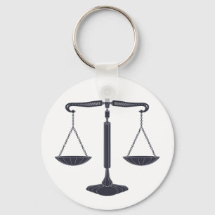 Chaveiro Escalas de Justiça Direito