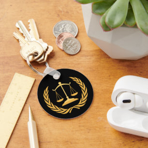 Chaveiro Escalas de Justiça   Direito   Advogado - Ke Preto