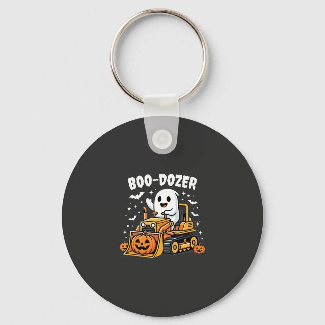 Chaveiro Escavadeira Fantasma Boo Dozer Halloween_1 (Frente)