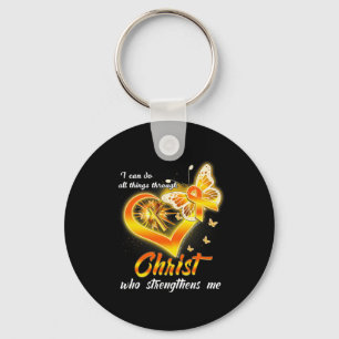 Chaveiro Esclerose - Posso Fazer Tudo Através Do Cristo