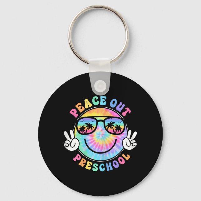 Chaveiro Escola Peace Out 2024 No Último Dia Do Verão (Frente)