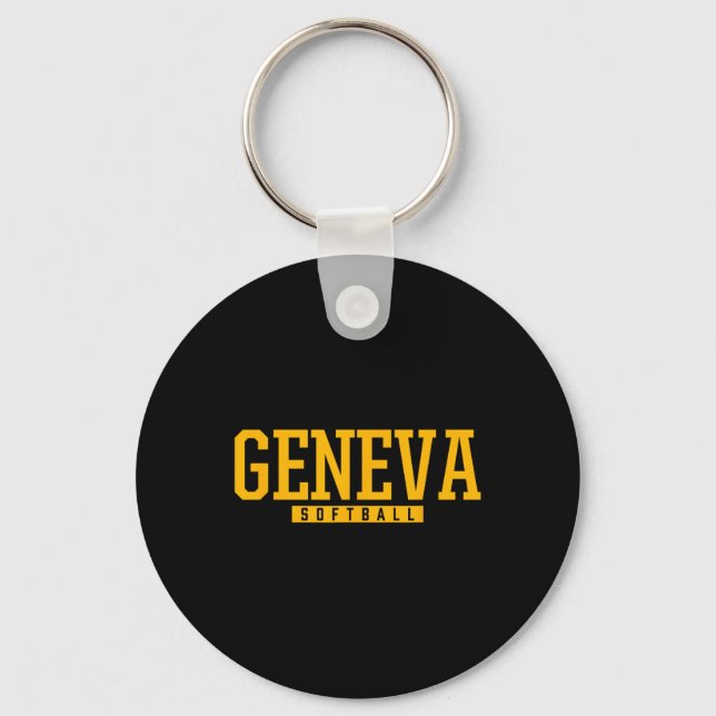 Chaveiro Escola Secundária de Genebra Softll  (Frente)