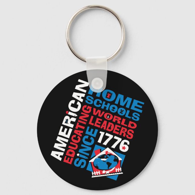 Chaveiro Escolas Domésticas Americanas (Frente)