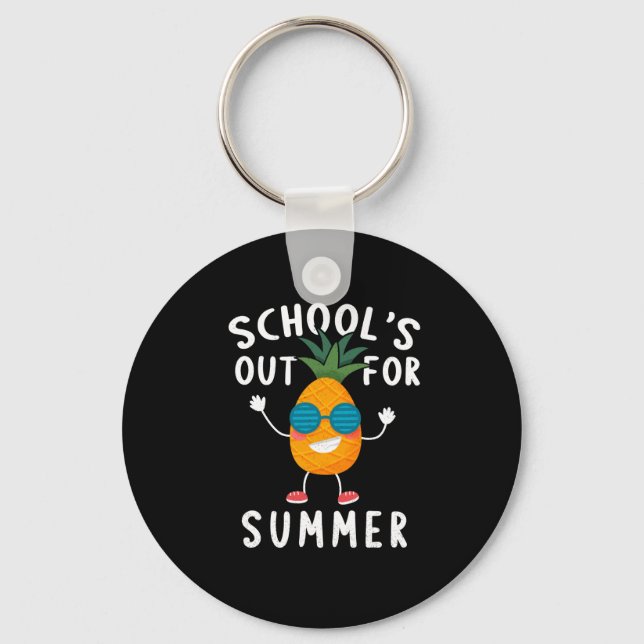 Chaveiro Escolas Fora Para O Verão (Frente)