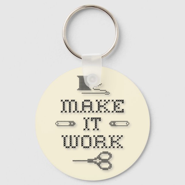 Chaveiro Escolha sua cor de fundo (Frente)