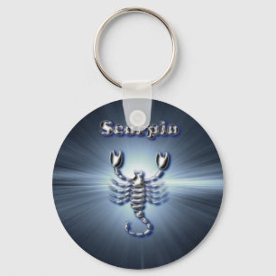 Chaveiro Escorpião do cromo