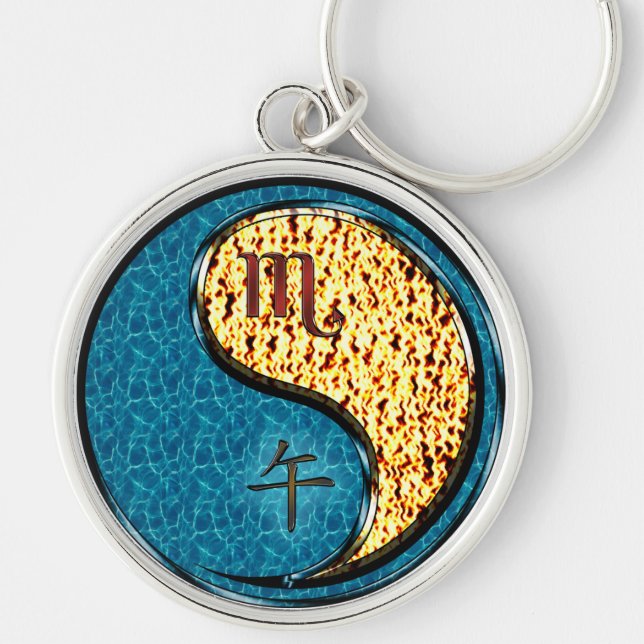 Chaveiro Escorpião e Cavalo de Fogo (Frente)