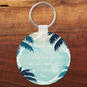 Chaveiro Escritura de bíblia Isaiah 26:3