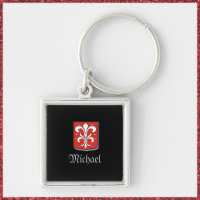 Escudo de Cavaleiro Medieval Vermelho e Preto Masc