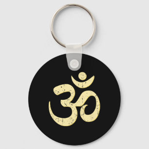 Chaveiro Esfera Rica Símbolo Om Omkar Aum Espiritual Yoga M