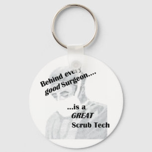 Chaveiro Esfregue a tecnologia