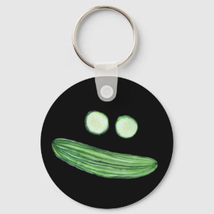 Chaveiro Esfrie como uma cara engraçada do vegetariano da
