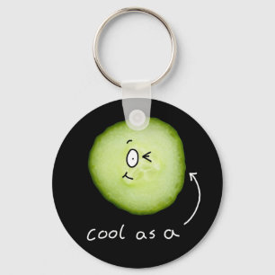 Chaveiro esfrie como uma corrente chave do pepino