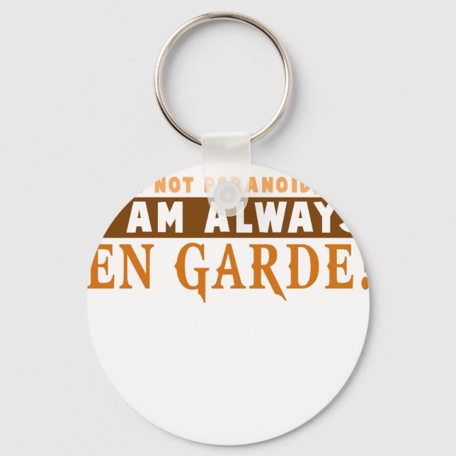 Chaveiro Esgrimista Espada, Sabre, Florete Concurso Gi (Frente)