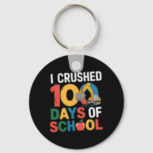 Chaveiro Esmagei 100 Dias De Escavato De Construção Escolar