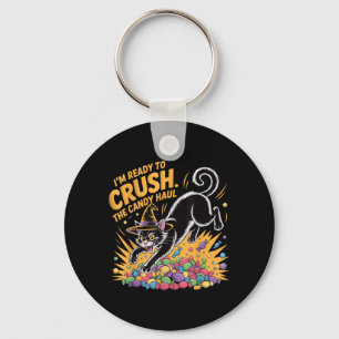 Chaveiro Esmague O Carregamento De Doces Gato Preto Engraça