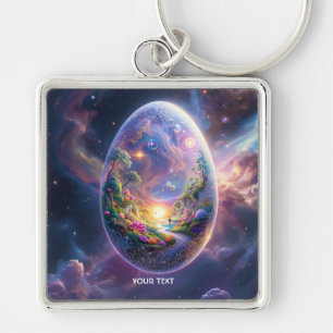 Chaveiro Espaço Flutuante De Ovos Fantasy Cute