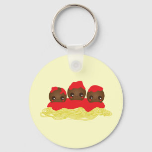 Chaveiro Espaguete e Almôndegas