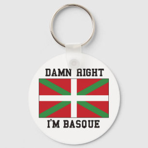 Chaveiro Espanha Basque da bandeira