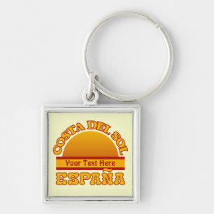 Chaveiro ESPANHA Costa Del Sol corrente personalizada