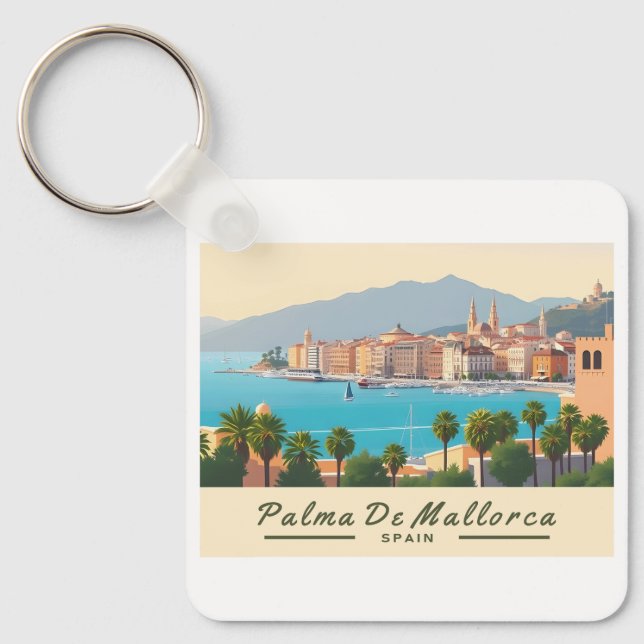Chaveiro Espanha Palma de Maiorca Viagem (Frente)