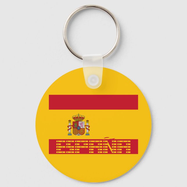 Chaveiro Espanha - Sinalizador / España - Bandera (Frente)
