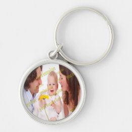 Chaveiro Especial de Orçamento de Foto da Família Legal