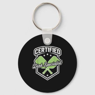 Chaveiro Especialista em dink certificado pickleball piada 