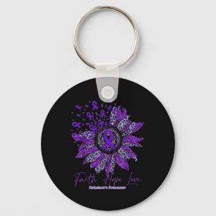 Chaveiro Esperança Ama Alzheimerheimer Sensibilização Flor