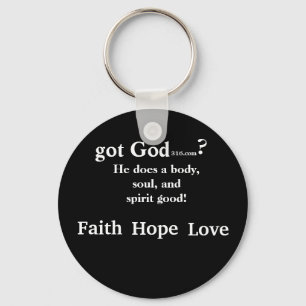Chaveiro esperança de fé amor gotGod316.com cadeia chave