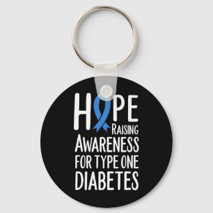 Chaveiro Esperança De Sensibilização Para A Diabetes Tipo 1