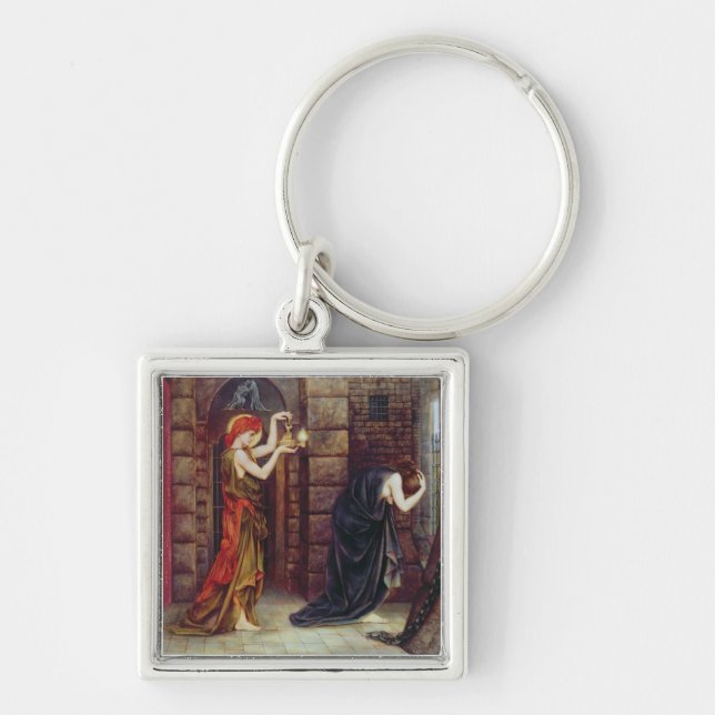 Chaveiro Esperança na prisão do desespero (óleo em canvas) (Frente)