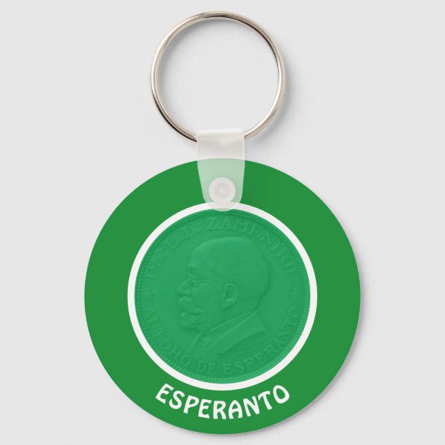 Chaveiro Esperanto / Zamenhof, (Frente)