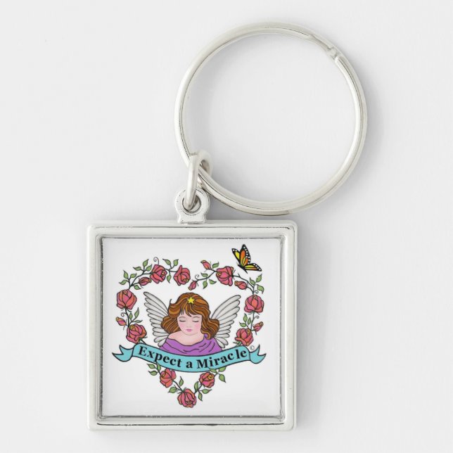 Chaveiro Esperar um milagre (Frente)