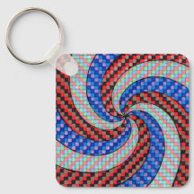 Chaveiro espiral de design único 