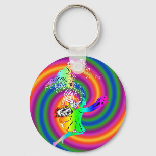 Chaveiro espiral de fada