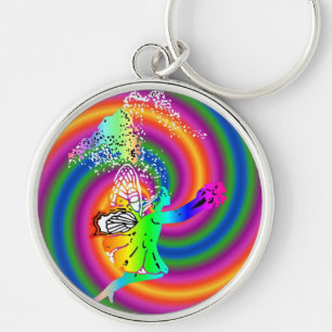 Chaveiro espiral de fada