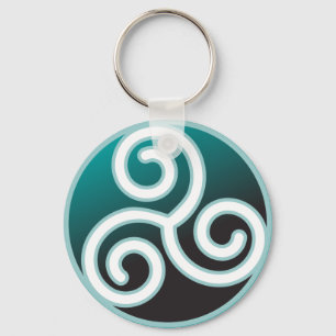 Chaveiro Espiral do céltico de Triskele