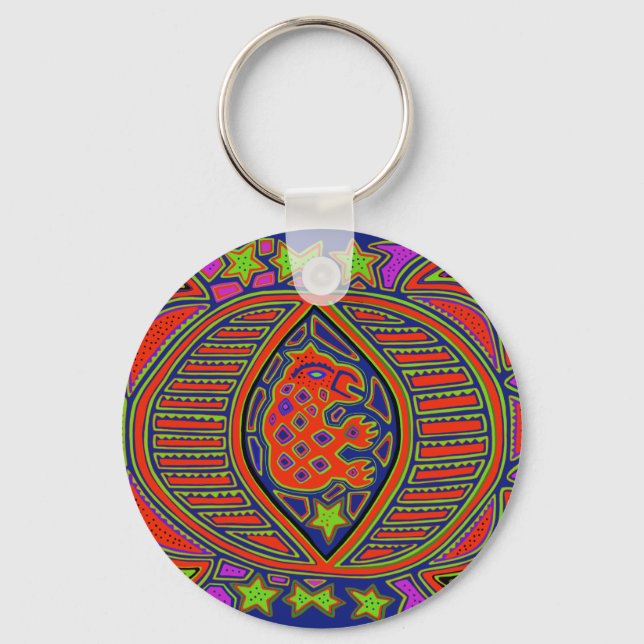 Chaveiro Espírito de Tartaruga Xamânica (Frente)