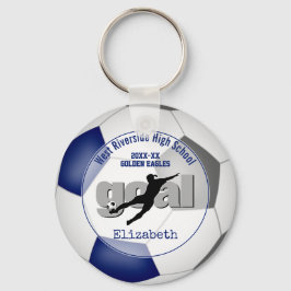 Chaveiro esporte desportivo de cinza azul