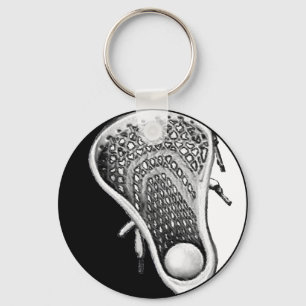 Chaveiro Esportes de Lacrosse Preto