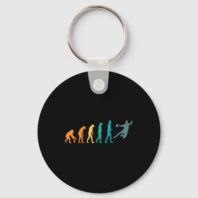 Chaveiro Esportes Engraçados Evoluçãode Handball (Frente)