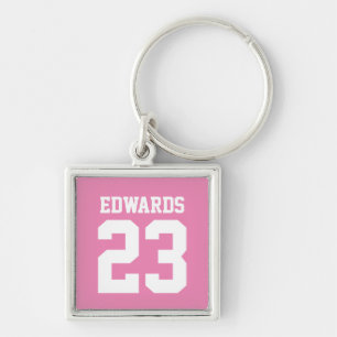 Chaveiro Esportes Personalizados Numerados com Nome