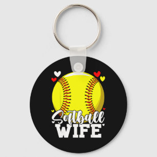 Chaveiro Esposa de Softbol para Mulheres Família Correspond