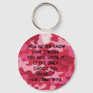 Chaveiro Esposa do Exército... forte